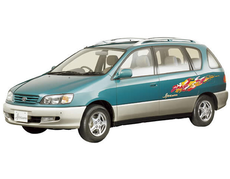 EVA автоковрики для Toyota Ipsum I 1995-1998 дорестайл (2WD) 7 мест — toyota_ipsum_1995-2001
